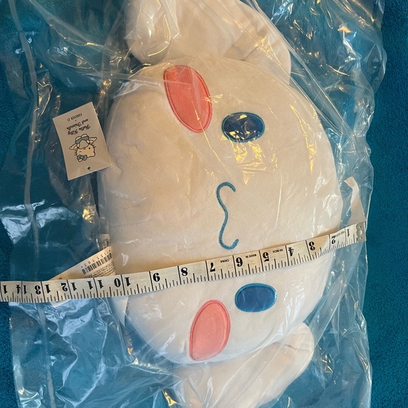 Cinnamoroll Hello Kitty White Plush Pillow with Pink and Blue Accents NWT - Picture 5 of 8